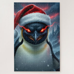 Böser Weihnachts Pinguin Puzzle