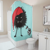 Böser Weihnachtsbug - vorhanden Duschvorhang (Beispiel)