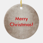 Böser Weihnachtsfehler mit Gegenwart - Funny Holid Keramikornament (Hinten)