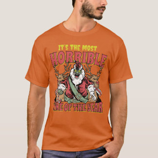 Böser Weihnachtsmann schrecklichste Zeit des Jahre T-Shirt
