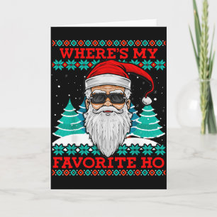 Böser Weihnachtsmann Wo ist meine Lieblingshure Lu Karte