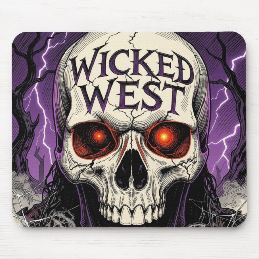 Böser Westen-Mauspad Mousepad (Vorne)