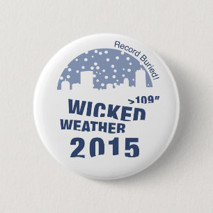 Böser Wetter-Knopf Button