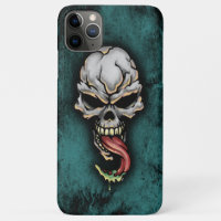Böser Zombie-Schädel Fantasy-Tattoo-Kunst-Design