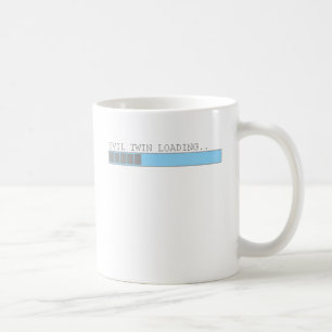 Böser Zwilling lädt lustige Männer Kinder Mädchen Kaffeetasse