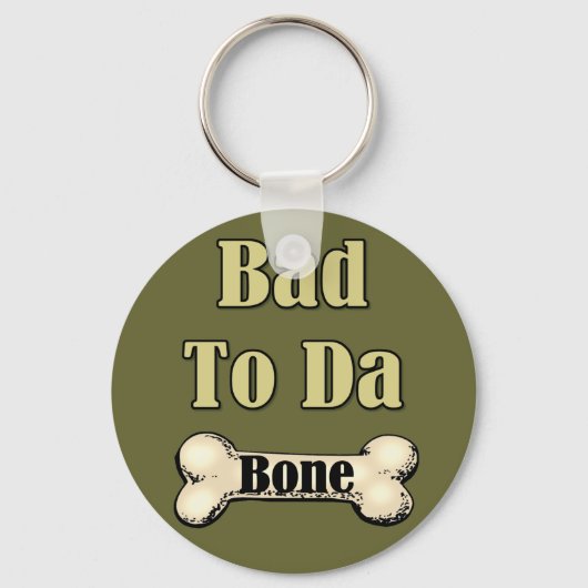 Böses am Knochen Schlüsselanhänger (Vorderseite)