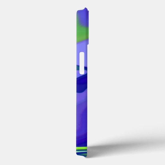 Böses Auge, 3D Abstrakt in grün blau lila Case-Mate iPhone Hülle (Rückseite / Rechts)