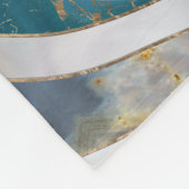 Böses Auge Mineralien und Gold Fleecedecke (Ecke)