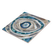 Böses Auge Mineralien und Gold Fliese (Seite)