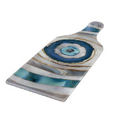 Böses Auge Mineralien und Gold Schneidebrett (Ecke)