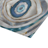 Böses Auge Mineralien und Gold Schneidebrett (Ecke)