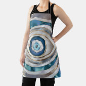 Böses Auge Mineralien und Gold Schürze (InSitu)