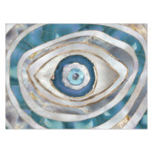 Böses Auge Mineralien und Gold Tischdecke (Vorderseite (Horizontal))