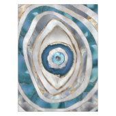 Böses Auge Mineralien und Gold Tischdecke (Vorderseite)