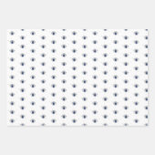 Böses Augendesign, blaues Auge Geschenkpapier Set (Vorderseite 2)