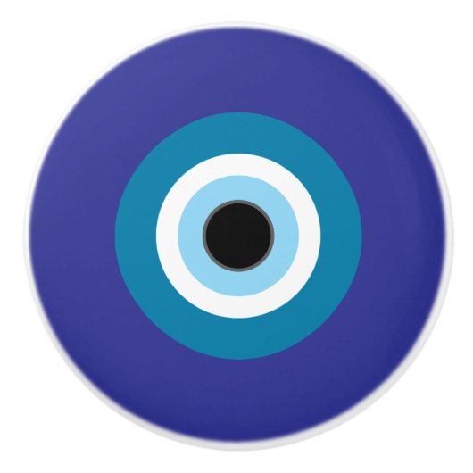 Böses Augenknochen / Schubladen Keramikknauf (Vorderseite)