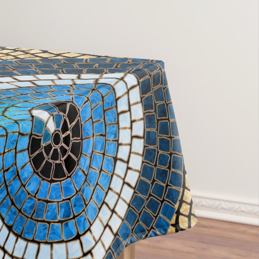 Böses Augenmosaikbild Tischdecke (Beispiel)