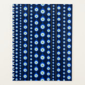 Böses Augenmuster - dunkelblau mit goldenen Akzent Planer (Vorderseite)