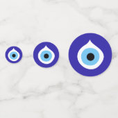 Böses Augensymbol des antiken nazar fatima talisma Konfetti (Rückseiten)