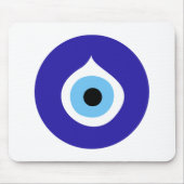 Böses Augensymbol des antiken nazar fatima talisma Mousepad (Vorne)