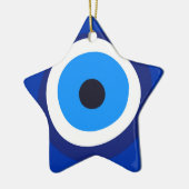 Böses Augensymbol griechisch-türkisches Arab-Talis Keramik Ornament (Links)