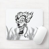 Böses Clown-Mauspad Mousepad (Mit Mouse)