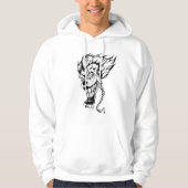 Böses Clown Men's Basic Hooded Sweatshirt (Vorderseite)