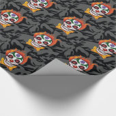 Böses Clown Skull Dämon Geschenkpapier (Ecke)