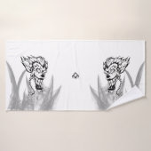Böses Clowntuch Badehandtuch (Badehandtuch)
