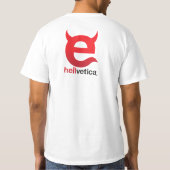 Böses "e" Logo T-Shirt (Rückseite)