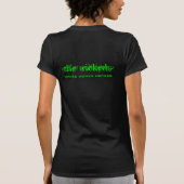 Böses Frauen-Verfasser-Shirt - der Entwurf der T-Shirt (Rückseite)