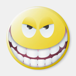 böses Gesicht Magnet