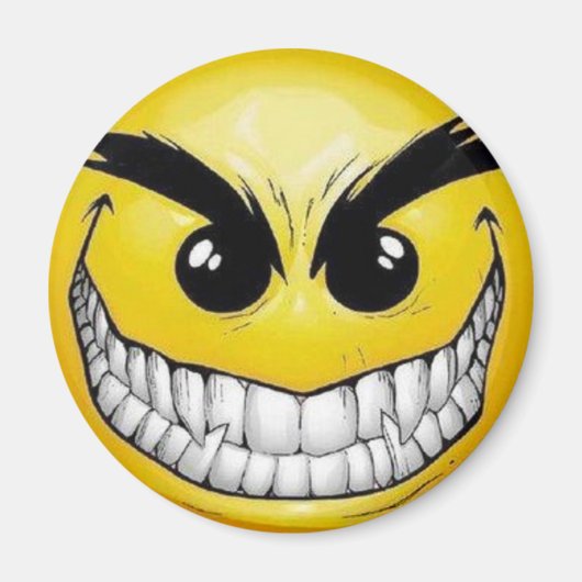 böses Gesicht Magnet (Vorne)