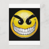 böses Gesicht Postkarte (Vorderseite)