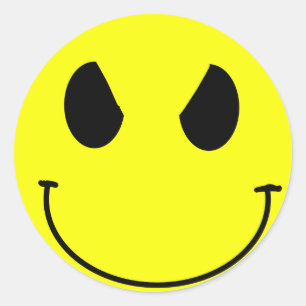 Böses Gesicht Sticker