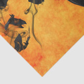 böses Kürbispapier Seidenpapier (Detail)