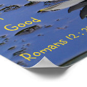 Böses mit guter Lilie überwinden Poster (Ecke)