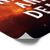 Böses Pferd und Totenreiter Poster (Ecke)