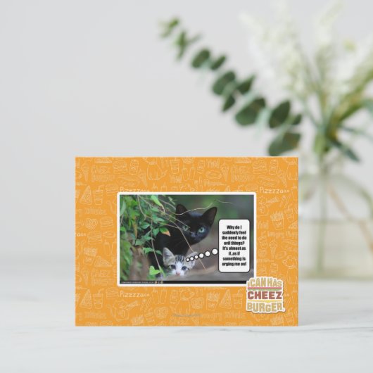 Böses Postkarte (Stehend Vorderseite)