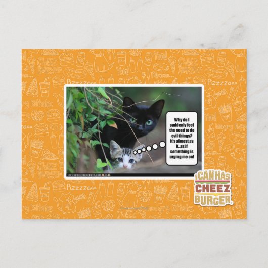 Böses Postkarte (Vorderseite)