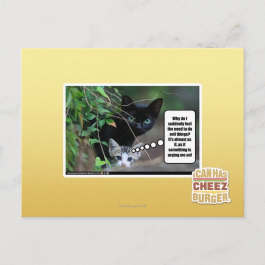 Böses Postkarte (Vorderseite)