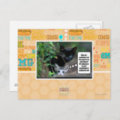 Böses Postkarte (Vorne/Hinten)