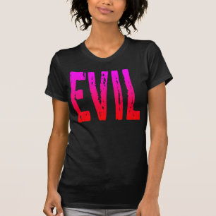 BÖSES ROSA ROTES HORROR ZOMBIE MONSTER T-Shirt