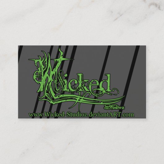 Böses Studioz Visitenkarten Sc Visitenkarte (Vorderseite)