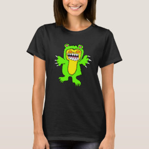 Böses Teddybär-Frauen-Shirt T-Shirt