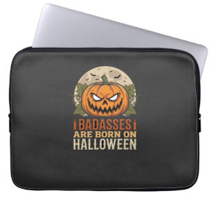 Bösewichte werden an Halloween-Kürbis geboren Laptopschutzhülle