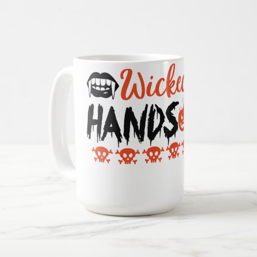 Boshaft Hübsch Kaffeetasse (Vorderseite Links)