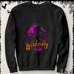 Boshaft Niedlich ExDesigner Halloween Sweatshirt
