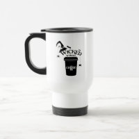 Boshaft ohne Kaffee Süß Lustig Schwarzer Hexenhut