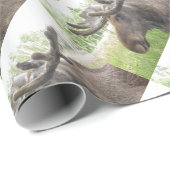 Boshafte Elche Geschenkpapier (Rolleneckpunkt)